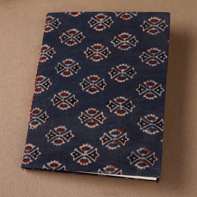 Handmade Paper Notebook in Ajrakh Cover (9 x 7 in) 84