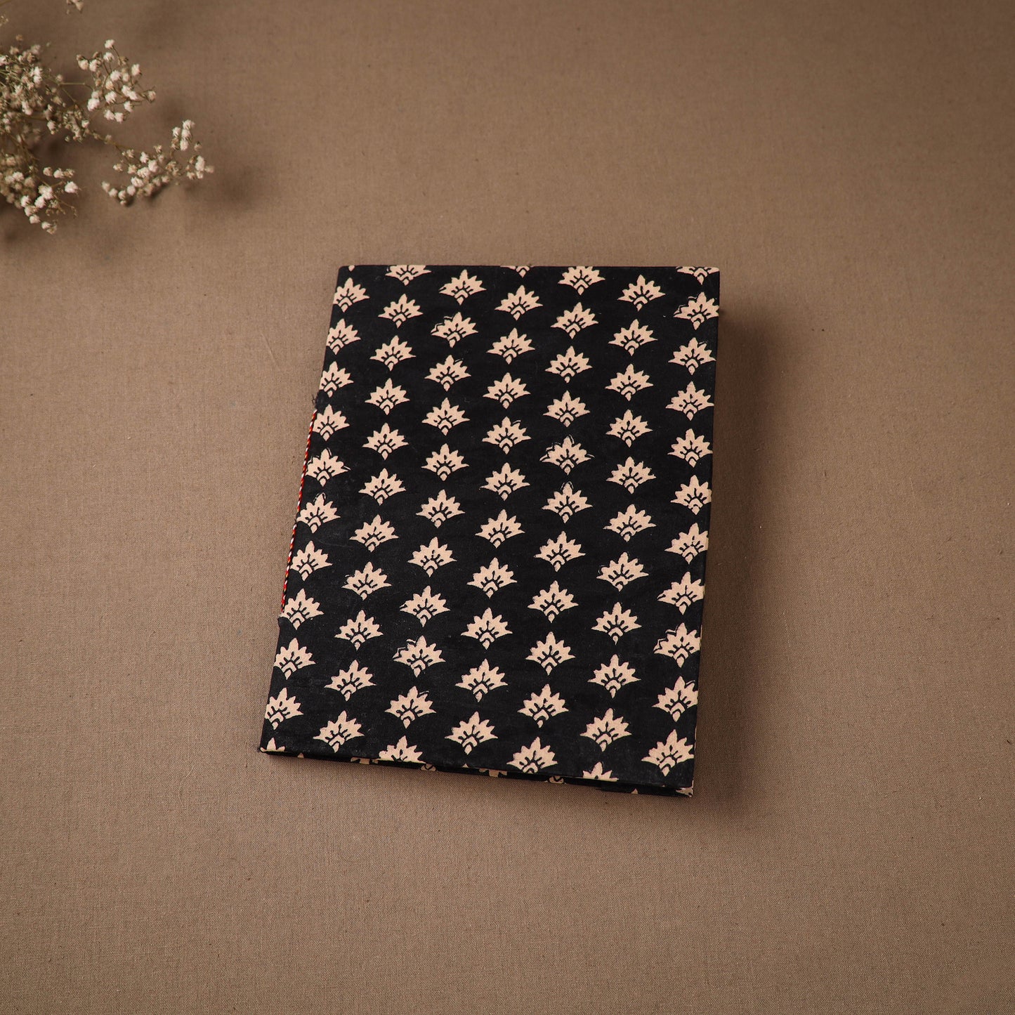 Handmade Paper Notebook in Floral Cover (9 x 7 in) 138