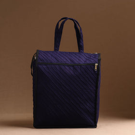 Blue Handcrafted Cotton Shopping Bag 07