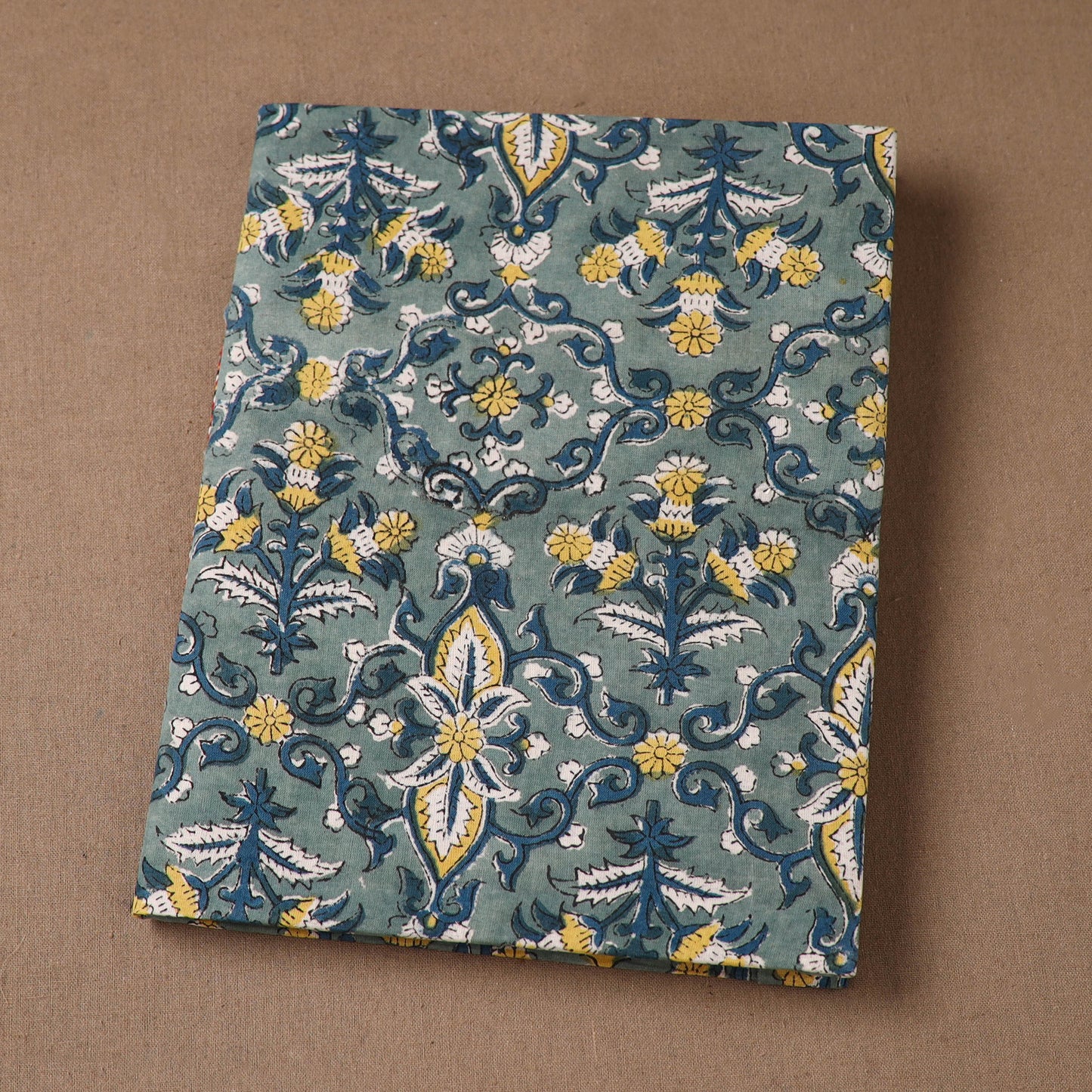 Handmade Paper Notebook in Floral Cover (9 x 7 in) 141