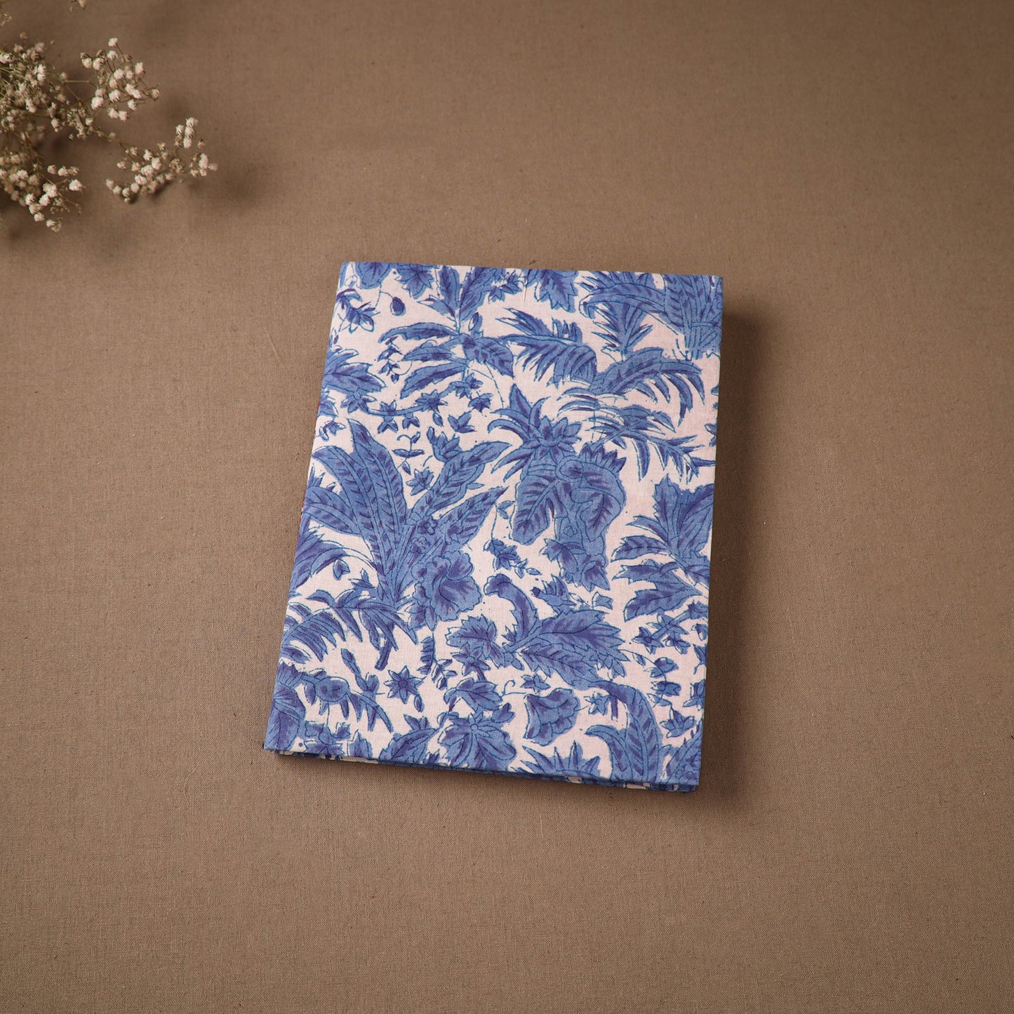 Handmade Paper Notebook in Floral Cover (9 x 7 in) 142