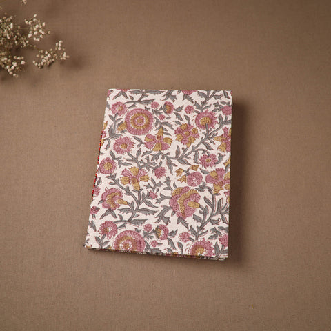 Multicolor - Handmade Paper Notebook in Floral Cover (9 x 7 in) 143