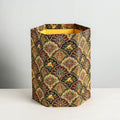  Floral Printed Handcrafted Collapsible Waste Paper Bin 