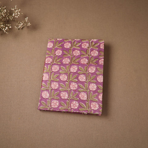 Handmade Paper Notebook in Floral Cover (9 x 7 in) 145