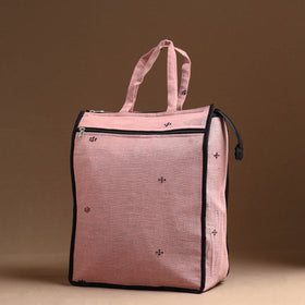 Pink Handcrafted Cotton Shopping Bag 10