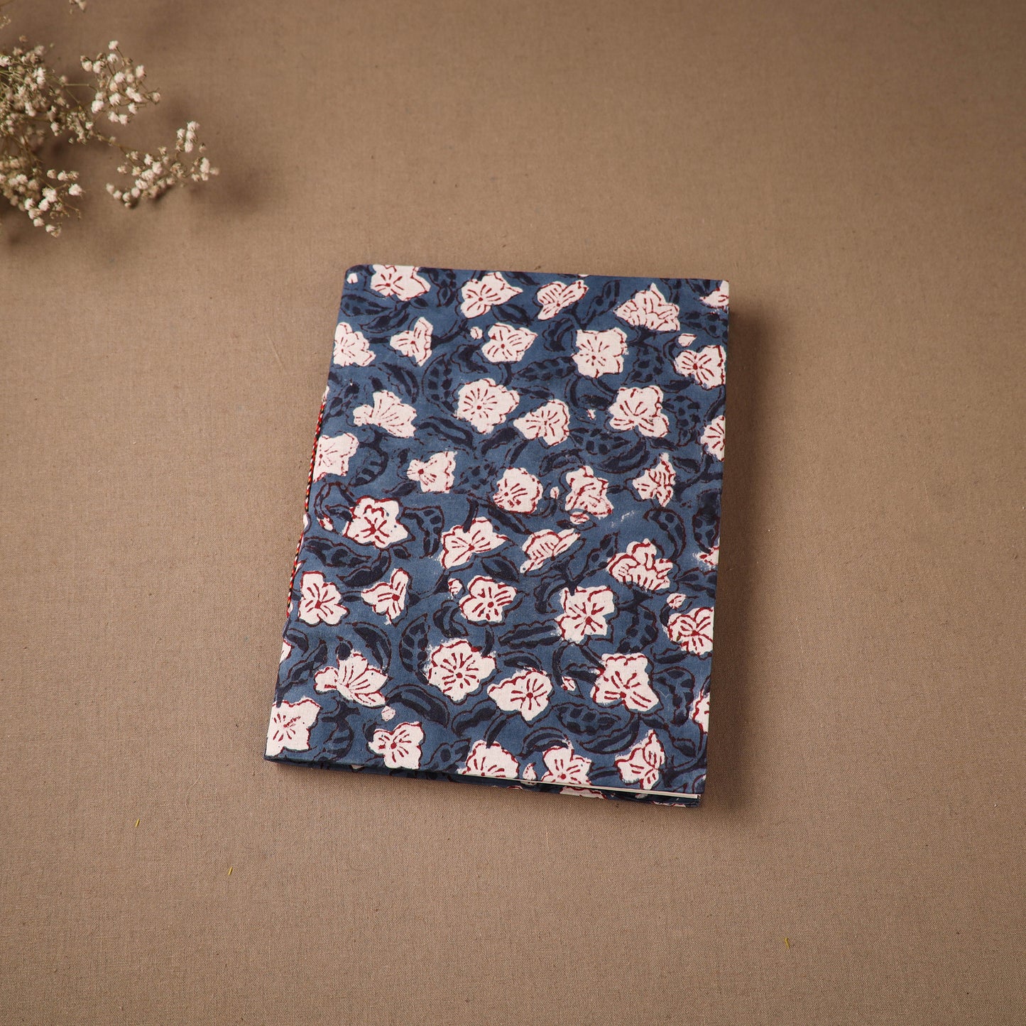 Handmade Paper Notebook in Floral Cover (9 x 7 in) 146