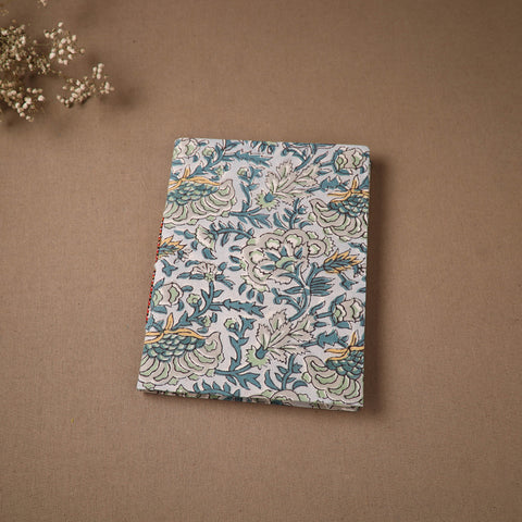 Handmade Paper Notebook in Floral Cover (9 x 7 in) 147