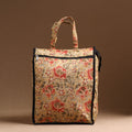 Beige Handcrafted Cotton Shopping Bag 12