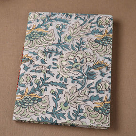 Handmade Paper Notebook in Floral Cover (9 x 7 in) 147
