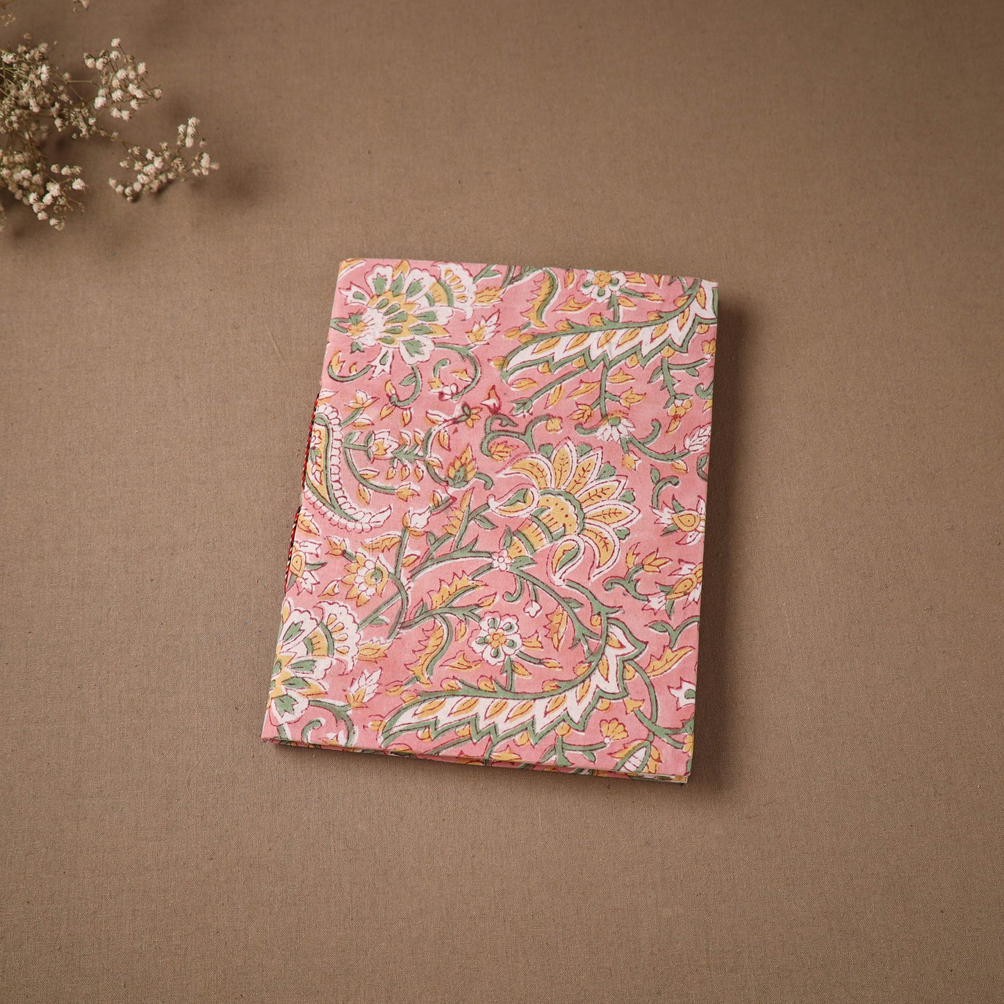Handmade Paper Notebook in Floral Cover (9 x 7 in) 148