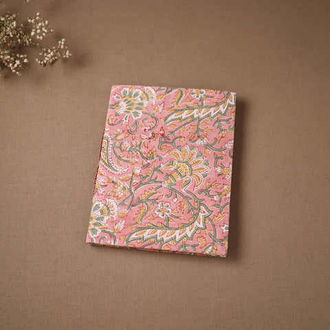 Handmade Paper Notebook in Floral Cover (9 x 7 in) 148