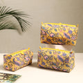  Handmade Cotton Toiletry Bags (Set of 3) 133 