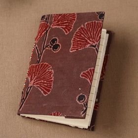 Handmade Paper Notebook in Ajrakh Cover (5 x 3.5 in) 01