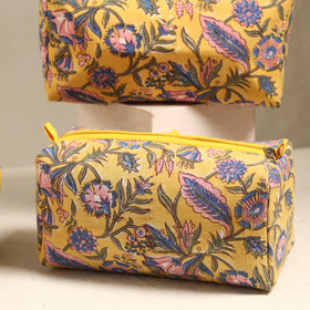  Handmade Cotton Toiletry Bags (Set of 3) 133 