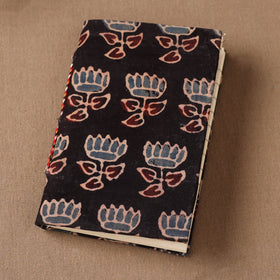 Handmade Paper Notebook in Ajrakh Cover (5 x 3.5 in) 03