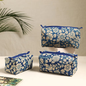 Handmade Cotton Toiletry Bags (Set of 3) 135