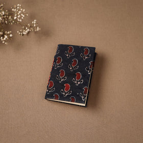 Handmade Paper Notebook in Ajrakh Cover (5 x 3.5 in) 05