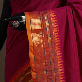 Pink - kandangi chettinad cotton saree with border 117