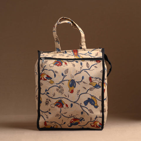 Beige Handcrafted Cotton Shopping Bag 22