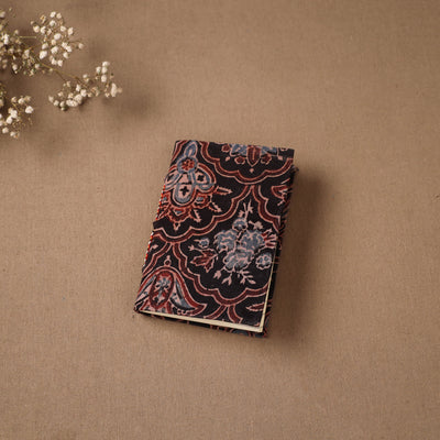 Handmade Paper Notebook in Ajrakh Cover (5 x 3.5 in) 09