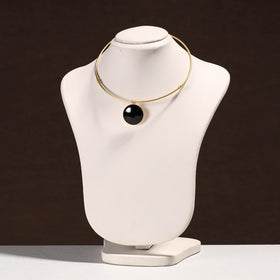  Handcrafted Brass Hasli Necklace with Meenakari Pendant 