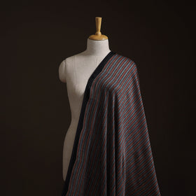 Multicolor - Ajrakh Hand Block Print Natural Dyed Modal Silk Fabric 30