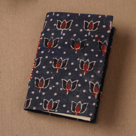 Handmade Paper Notebook in Ajrakh Cover (5 x 3.5 in) 14