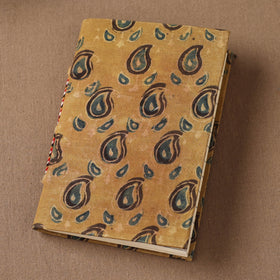 Handmade Paper Notebook in Ajrakh Cover (5 x 3.5 in) 15