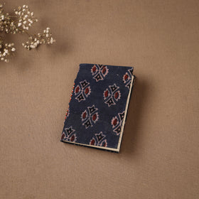 Handmade Paper Notebook in Ajrakh Cover (5 x 3.5 in) 17