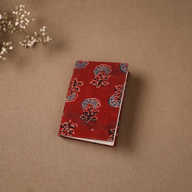 Handmade Paper Notebook in Ajrakh Cover (5 x 3.5 in) 18