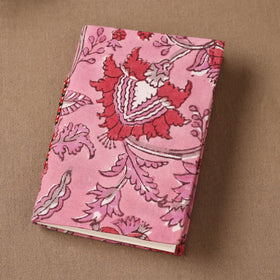 Handmade Paper Notebook in Floral Cover (5 x 3.5 in) 85
