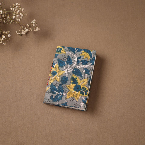 Multicolor - Handmade Paper Notebook in Floral Cover (5 x 3.5 in) 86