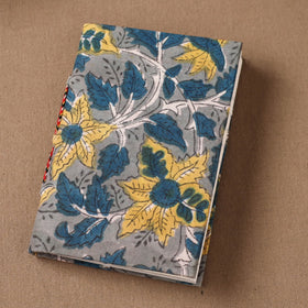 Handmade Paper Notebook in Floral Cover (5 x 3.5 in) 86