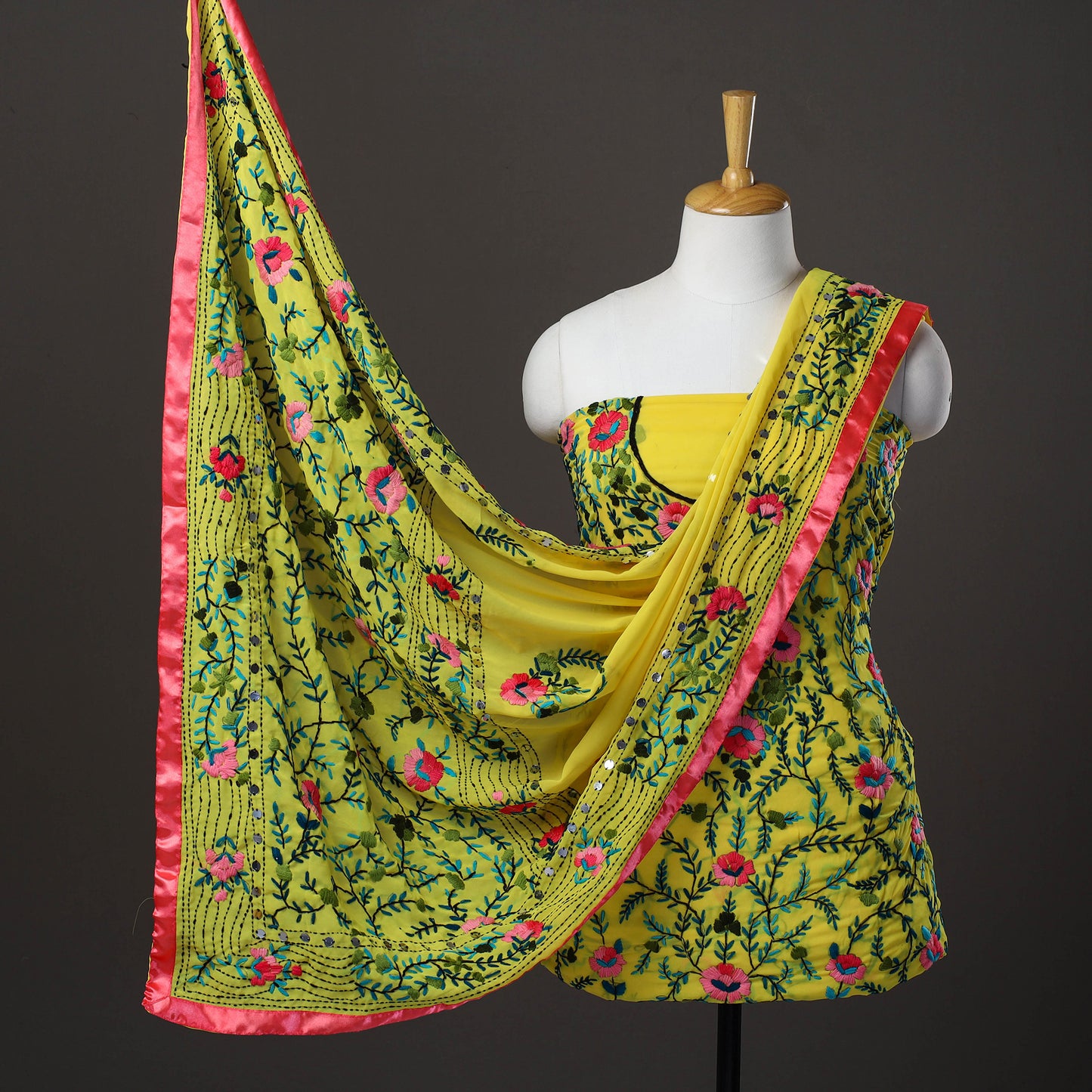 Phulkari Dress Material
