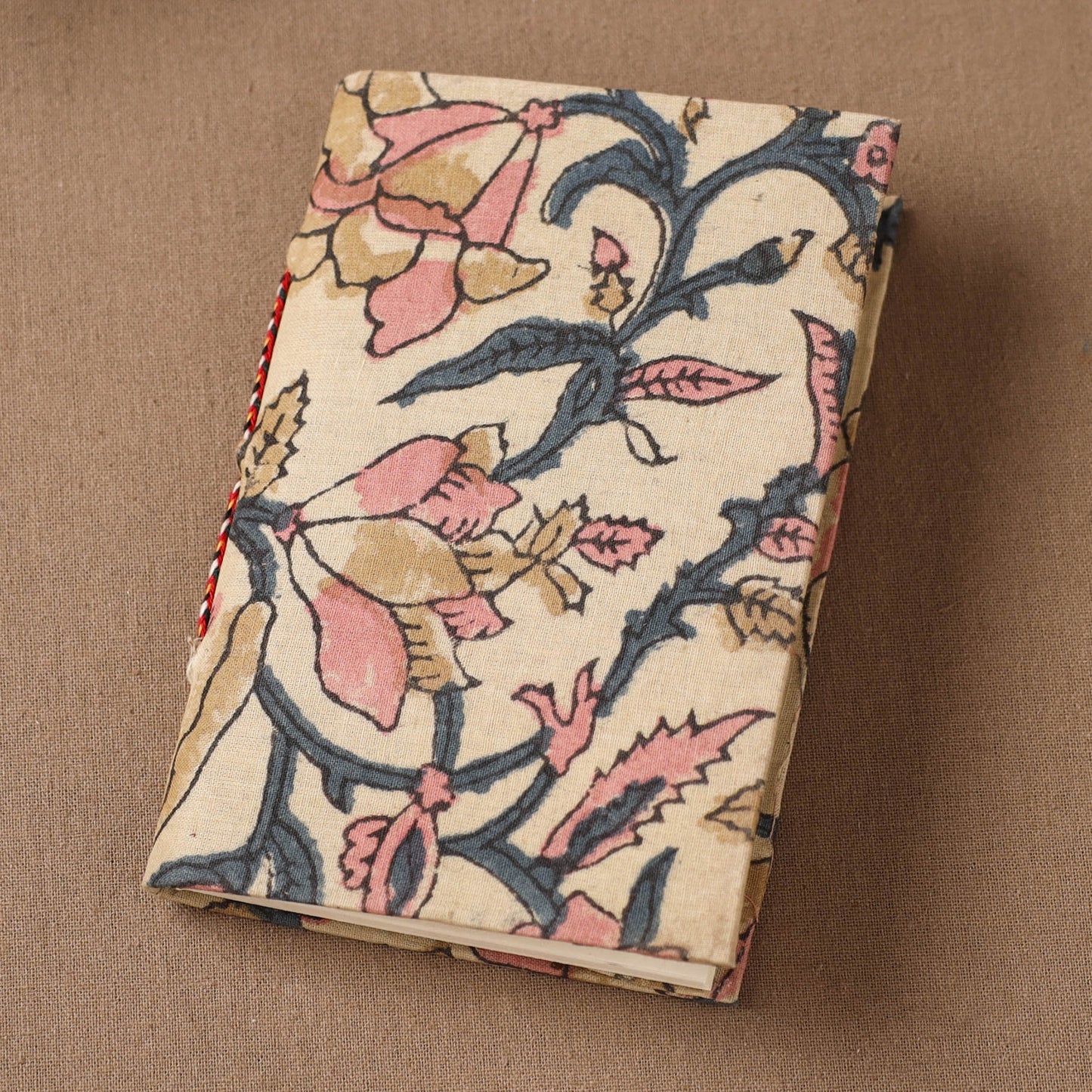 Handmade Paper Notebook in Floral Cover (5 x 3.5 in) 87