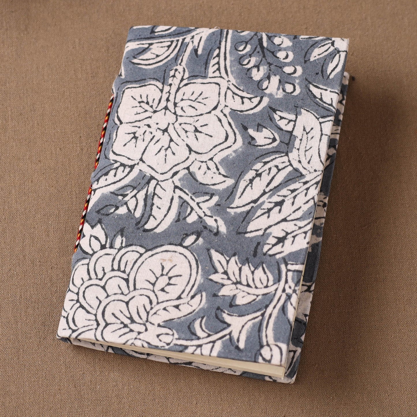 Handmade Paper Notebook in Floral Cover (5 x 3.5 in) 88