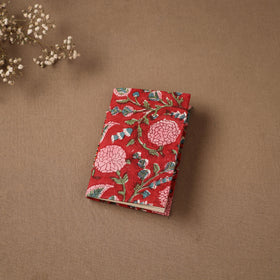 Handmade Paper Notebook in Floral Cover (5 x 3.5 in) 89