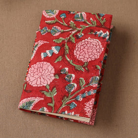 Handmade Paper Notebook in Floral Cover (5 x 3.5 in) 89