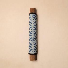 Buy Blue Handmade Cotton Fridge Handle Cover