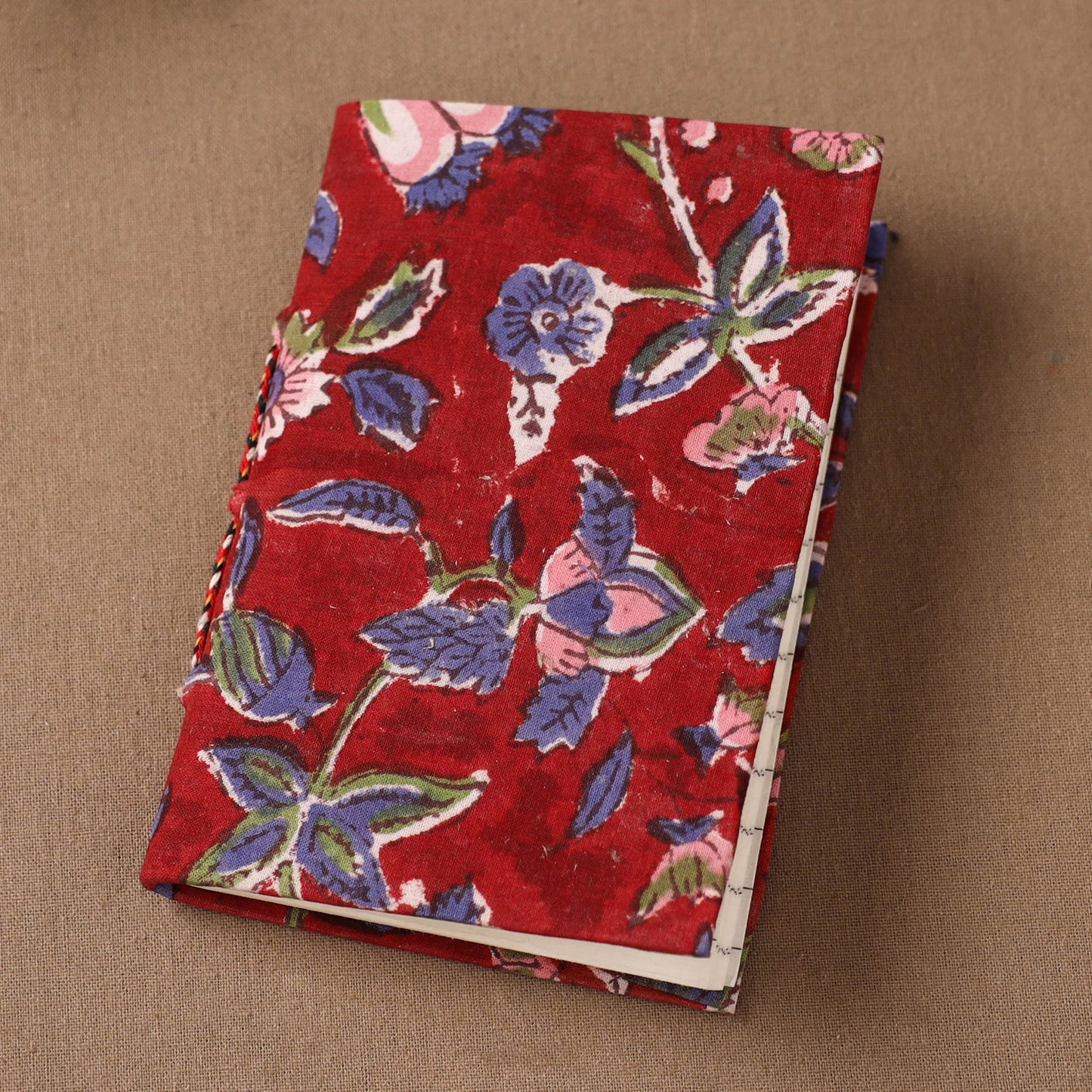 Handmade Paper Notebook in Floral Cover (5 x 3.5 in) 91