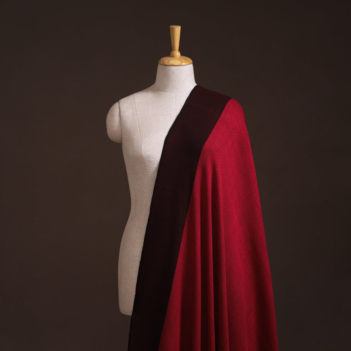 Kumaun Handwoven Pure Merino Woolen Fabric 08