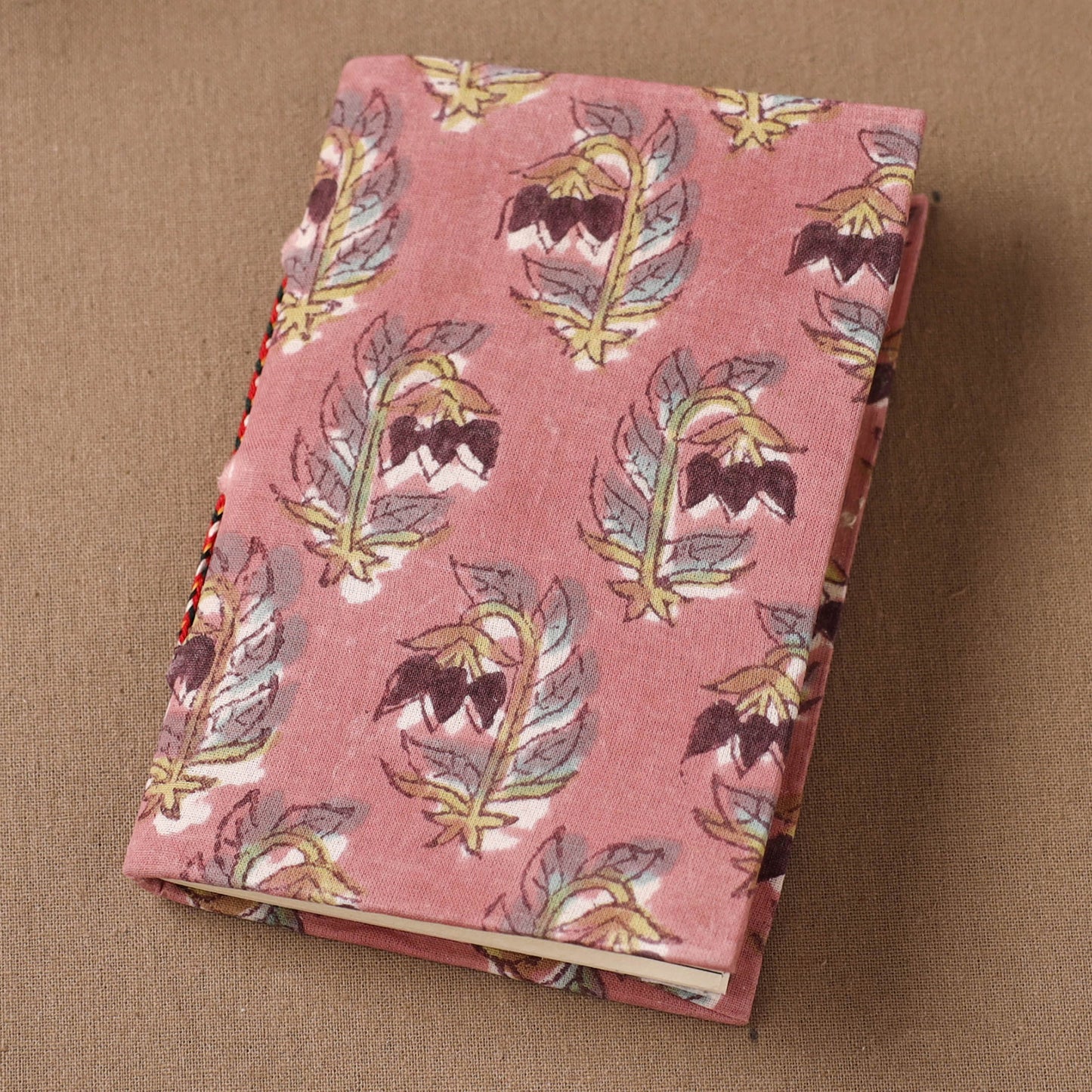 Handmade Paper Notebook in Floral Cover (5 x 3.5 in) 94