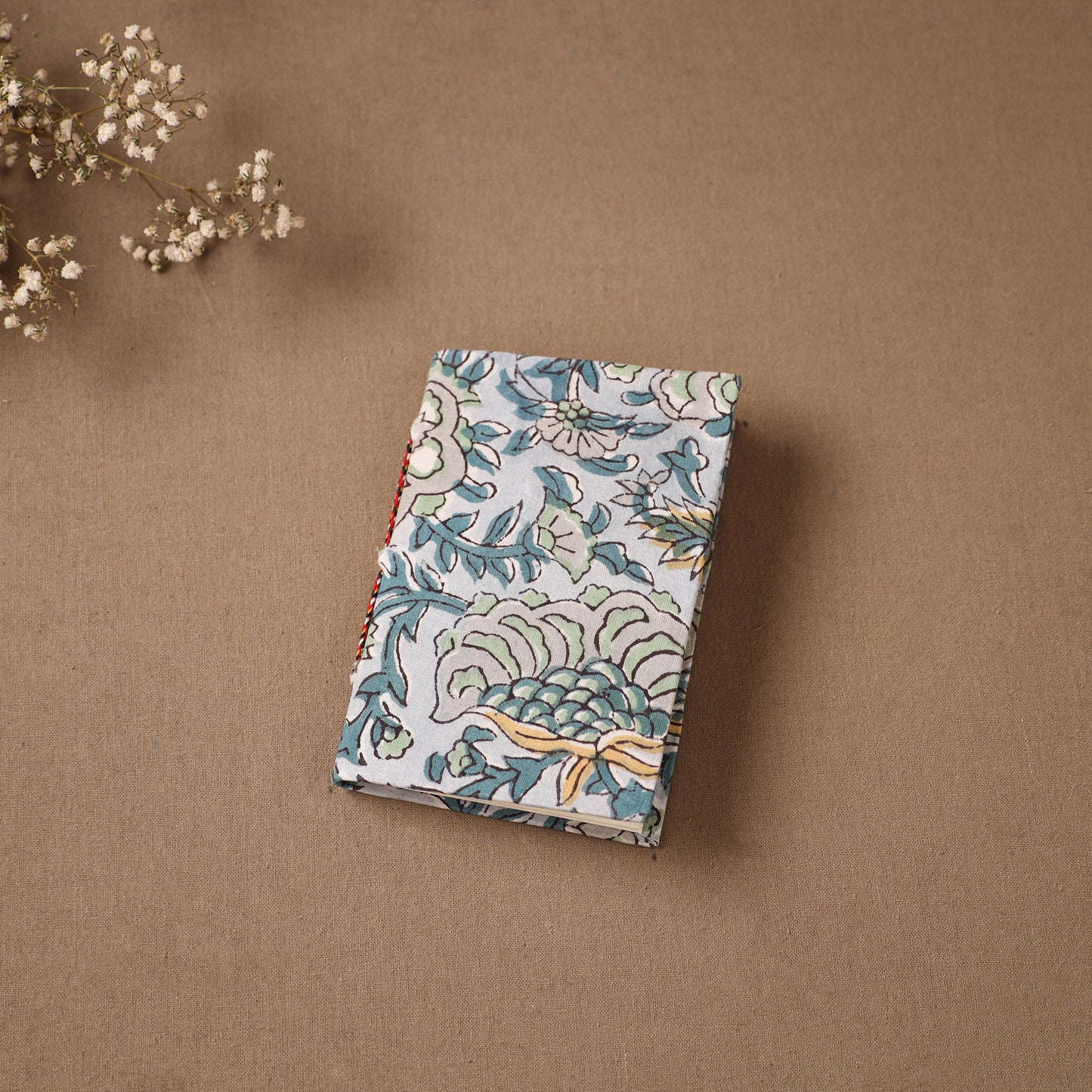 Handmade Paper Notebook in Floral Cover (5 x 3.5 in) 95