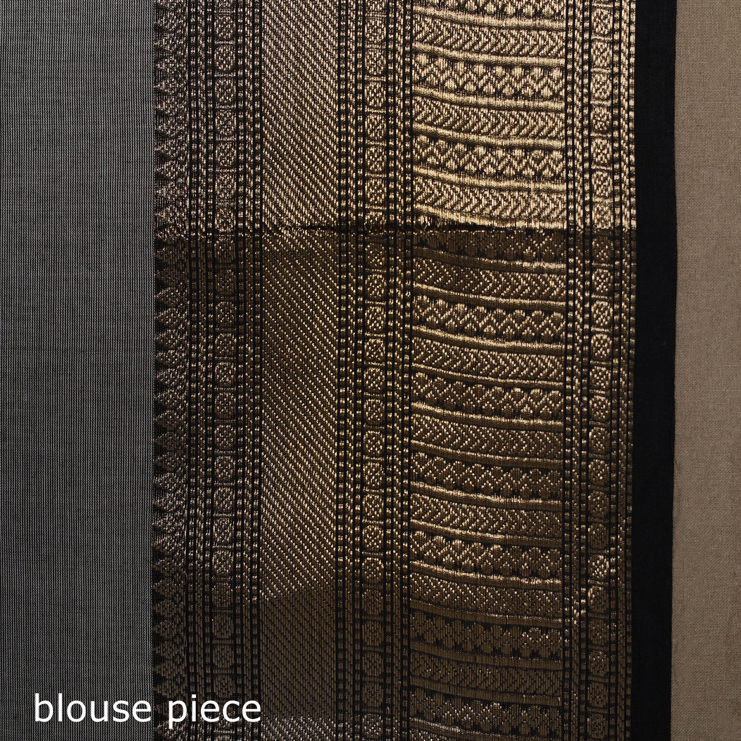 Grey - kandangi buti chettinad cotton saree with border 04