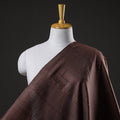  Vidarbha Tussar Silk Checks Handloom Fabric Fabric 