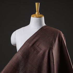  Vidarbha Tussar Silk Checks Handloom Fabric Fabric 