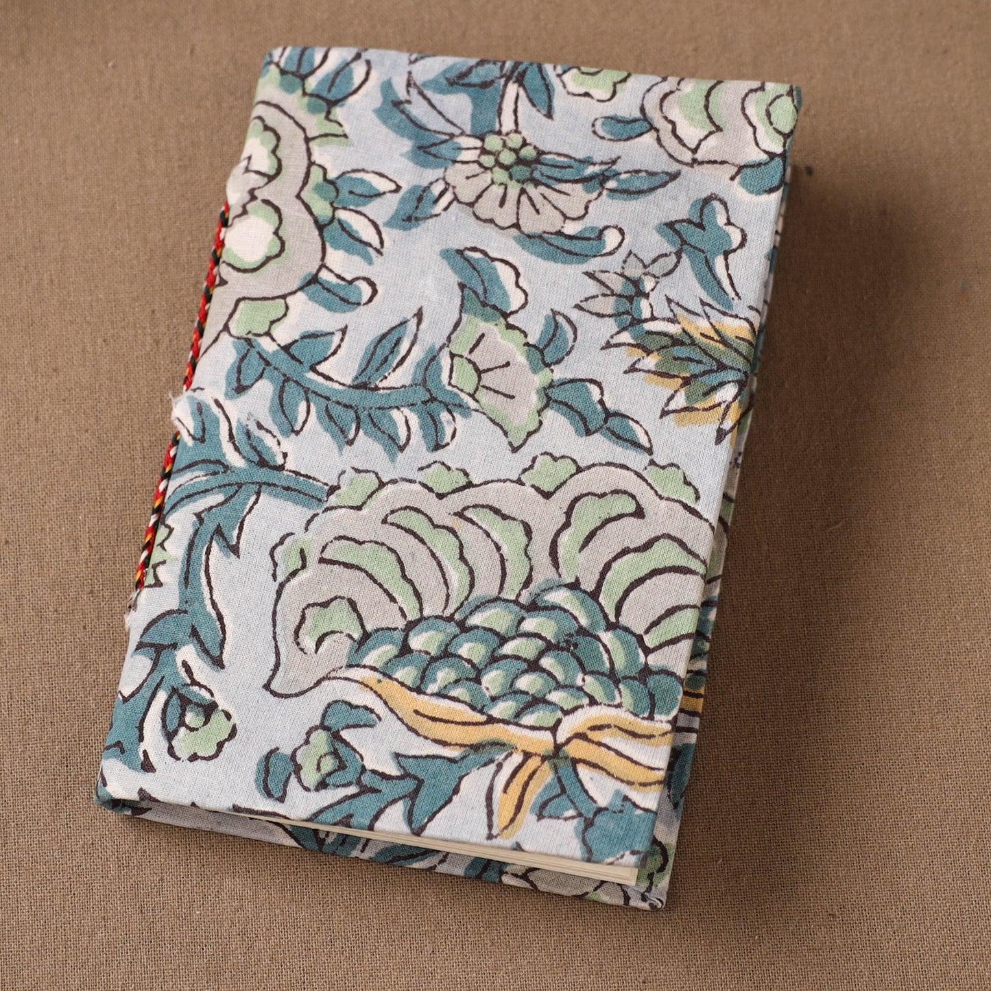 Handmade Paper Notebook in Floral Cover (5 x 3.5 in) 95