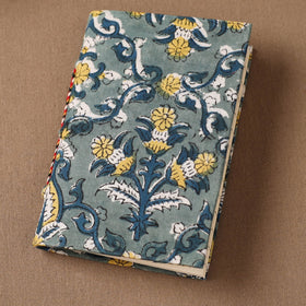 Handmade Paper Notebook in Floral Cover (5 x 3.5 in) 96