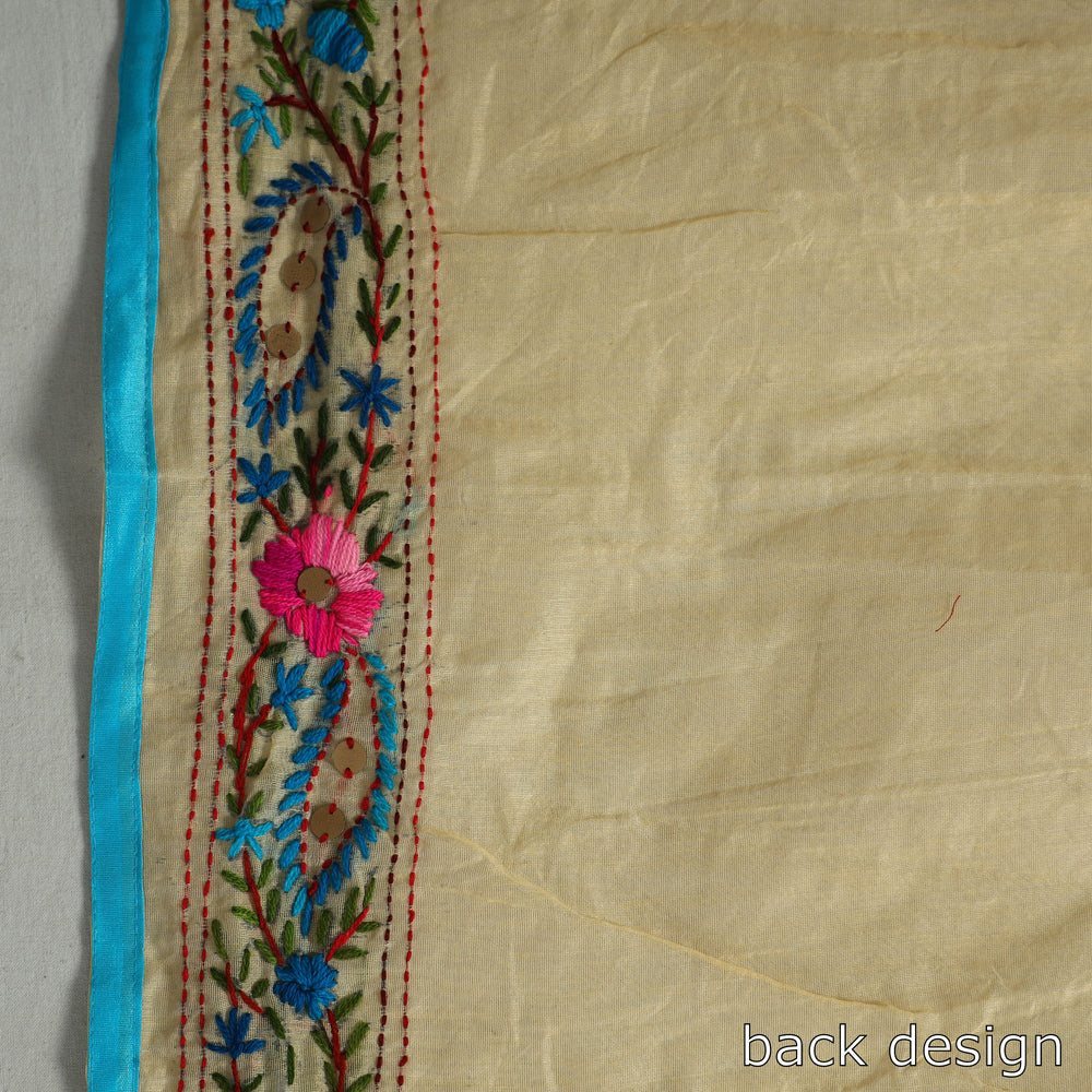 Phulkari Embroidery Saree