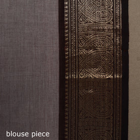 Brown - kandangi buti chettinad cotton saree with border 05